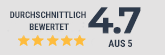 Rated an average of 4.7 stars